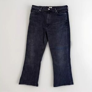 Citizens Of Humanity Jeans Size 29 Womens Black Georgia High Rise Bootcut Crop